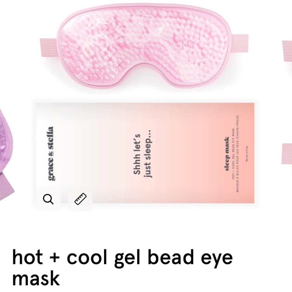 Grace & Stella Hot + Cool Gel Bead Eye Mask *NEW NEVER OPENED*